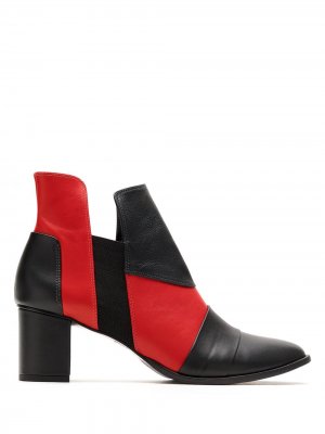 Panelled leather ankle boots Gloria Coelho. Цвет: черный