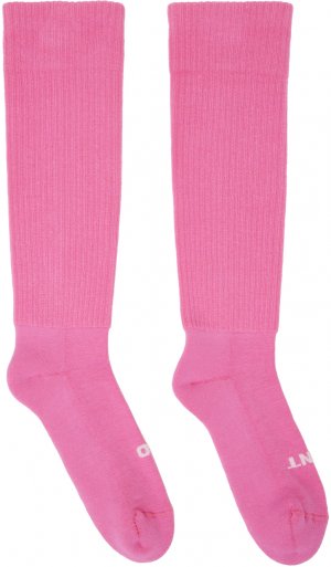 Розовые носки So Cunt Rick Owens