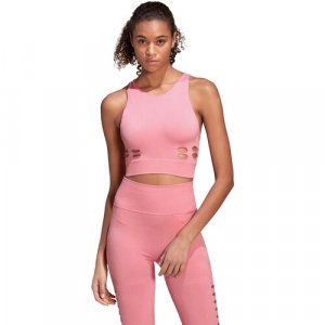 Топ Truepurpose Yoga Knit Crop, размер S INT, розовый adidas by Stella McCartney. Цвет: розовый