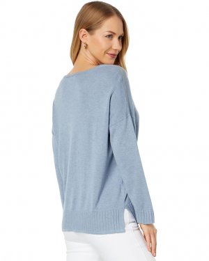 Свитер 3/4 Sleeve Split-Neck Sweater, цвет Marlin Lilla P
