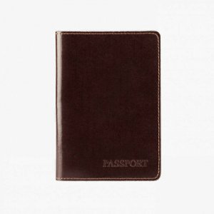 Обложка для паспорта , коричневый Вектор. Цвет: коричневый