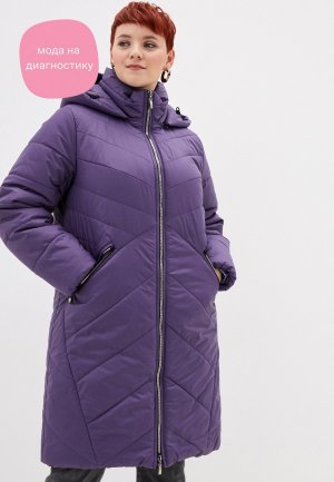Куртка утепленная Kis. Цвет: фиолетовый