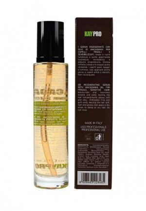 Сыворотка для волос KayPro увлажняющая с маслом макадами, 100 мл. Цвет: прозрачный