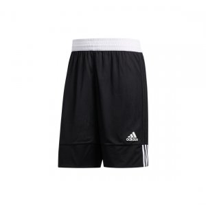Двусторонние контрастные баскетбольные тренировочные шорты мужские черные DX6386 Adidas