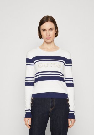 Вязаный свитер MACY LOGO , цвет blue/white Guess
