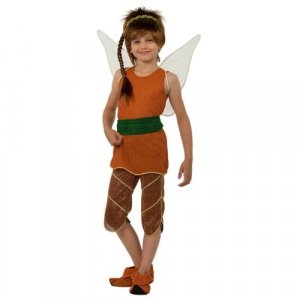 Карнавальный костюм детский Сказочная фея Д1489 122-128cm Батик. Цвет: коричневый