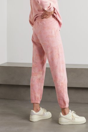 Спортивные брюки из хлопкового джерси с принтом тай-дай, розовый SPRWMN