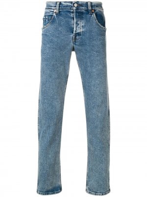 Классические зауженные джинсы Gucci. Цвет: синий
