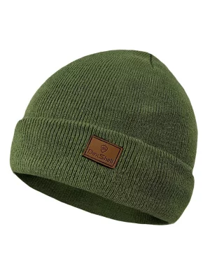 Шапка бини унисекс Beanie Hat зеленая, S-M DexShell. Цвет: зеленый