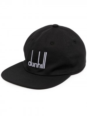 Кепка с вышитым логотипом Dunhill. Цвет: черный