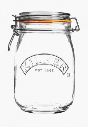 Контейнер для хранения продуктов Kilner Clip Top, 1 л. Цвет: прозрачный