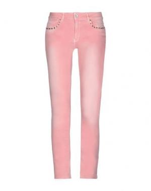 Джинсовые брюки FAIRLY. Цвет: розовый