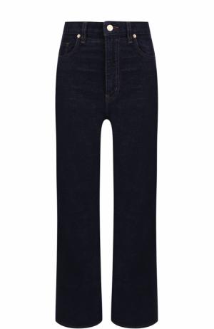 Укороченные расклешенные джинсы Stella Jean. Цвет: синий