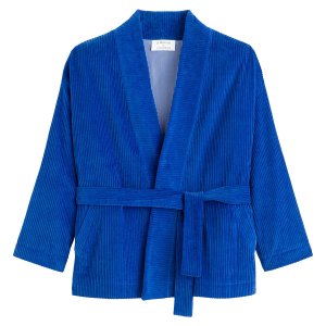 Куртка-кимоно LaRedoute. Цвет: синий