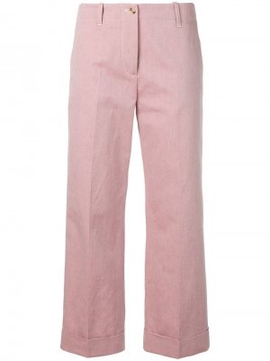 Классические зауженные брюки Alberto Biani. Цвет: розовый