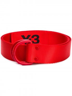 Ремень с логотипом Y-3. Цвет: красный