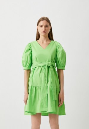 Платье Pietro Brunelli Milano. Цвет: зеленый