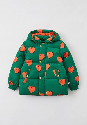 Куртка утепленная Mini Rodini. Цвет: зеленый