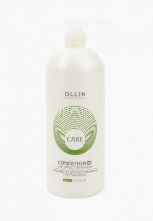 Кондиционер для волос Ollin CARE, восстановления, 1000 мл. Цвет: белый