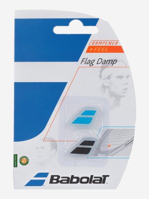Виброгаситель Flag Damp x 2, Голубой, размер Без размера Babolat. Цвет: голубой