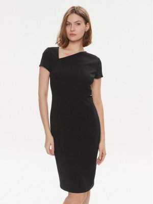 Коктейльное платье стандартного кроя , черный Calvin Klein