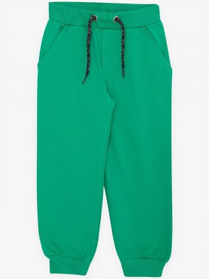 Базовые спортивные штаны для мальчиков с эластичной резинкой на талии , зеленый Breeze