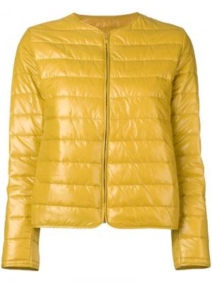 Стеганая куртка Alessandra Chamonix. Цвет: желтый