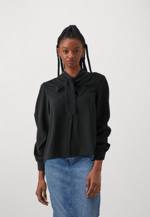 Блузка-рубашка ONLKIAH TIE , цвет black ONLY
