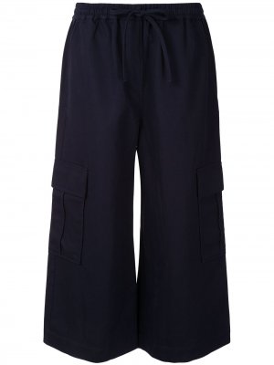 Укороченные брюки с кулиской Kenzo. Цвет: черный