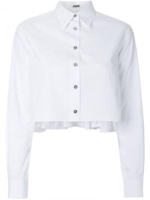 Укороченная рубашка Jourden. Цвет: белый