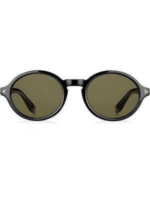 Круглые солнцезащитные очки Givenchy Eyewear. Цвет: черный