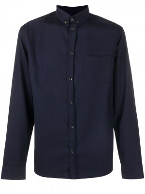Рубашка Sebastien с нагрудным карманом Nine In The Morning. Цвет: синий