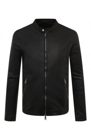 Кожаная куртка Giorgio Brato. Цвет: чёрный