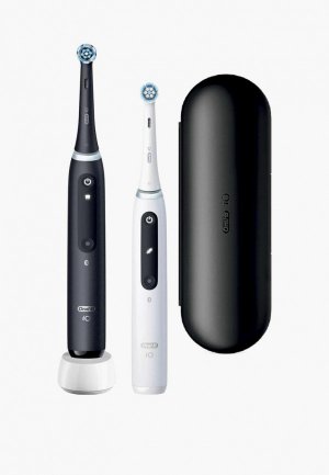 Комплект электрических зубных щеток Oral B iO 5 DUO Black and White. Цвет: разноцветный
