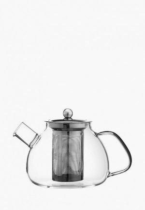 Чайник заварочный Lucky с металлическим ситечком, 1000 мл. Цвет: прозрачный