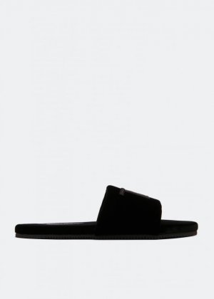 Слиперы TOM FORD Harrison slippers, черный