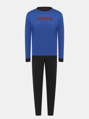 Домашняя одежда HUGO. Цвет: синий