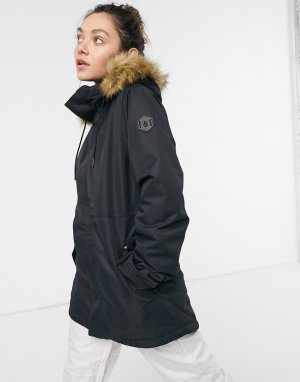 Черная утепленная куртка Fawn-Черный Volcom