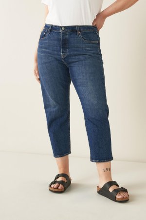 Укороченные джинсы Curve 501 Levi's, синий Levi's
