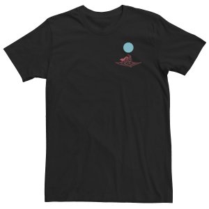 Мужская футболка с рисунком ковра-самолета «Аладдин и Жасмин» Disney
