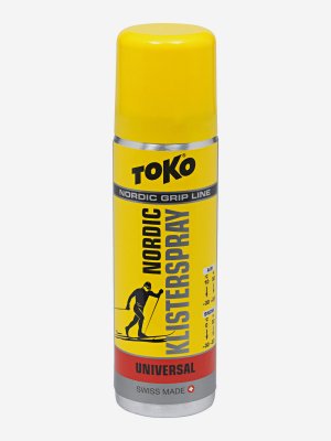 Мазь держания TOKO Nordic KlisterSpray Universal, 70 мл, Желтый. Цвет: желтый