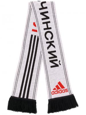 Branded scarf Adidas Originals. Цвет: серый