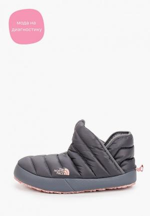 Дутики The North Face W THERMOBALL TRACTION BOOTIE. Цвет: серый