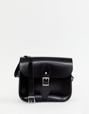 Средняя сумка через плечо с пряжкой Leather Satchel Company. Цвет: черный
