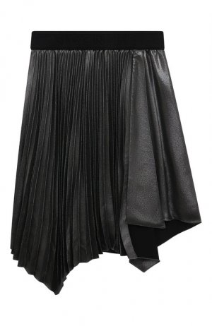 Плиссированная юбка Givenchy. Цвет: серебряный