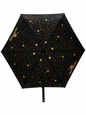 Зонт с принтом Moschino. Цвет: черный