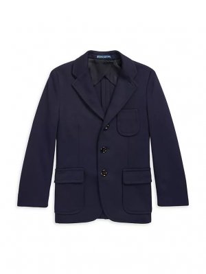 Мягкое спортивное пальто для маленьких мальчиков и , темно-синий Polo Ralph Lauren