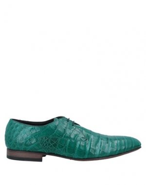 Обувь на шнурках ALBERTO GUARDIANI. Цвет: зеленый