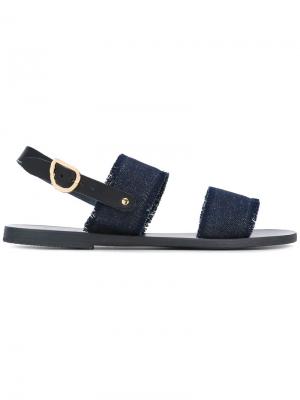 Джинсовые сандалии Ancient Greek Sandals. Цвет: синий