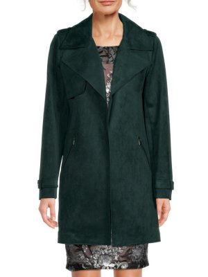 Малахитовое бархатное пальто , цвет Malachite Calvin Klein
